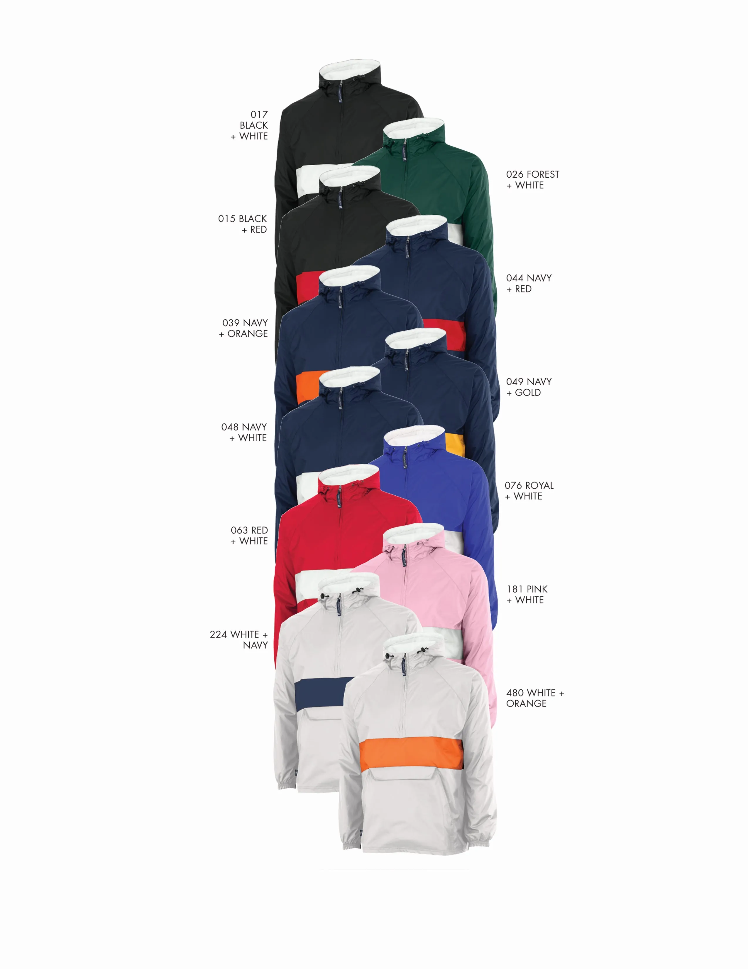 Tau Kappa Epsilon Rugby Striped Lined Windbreaker