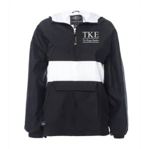 Tau Kappa Epsilon Rugby Striped Lined Windbreaker