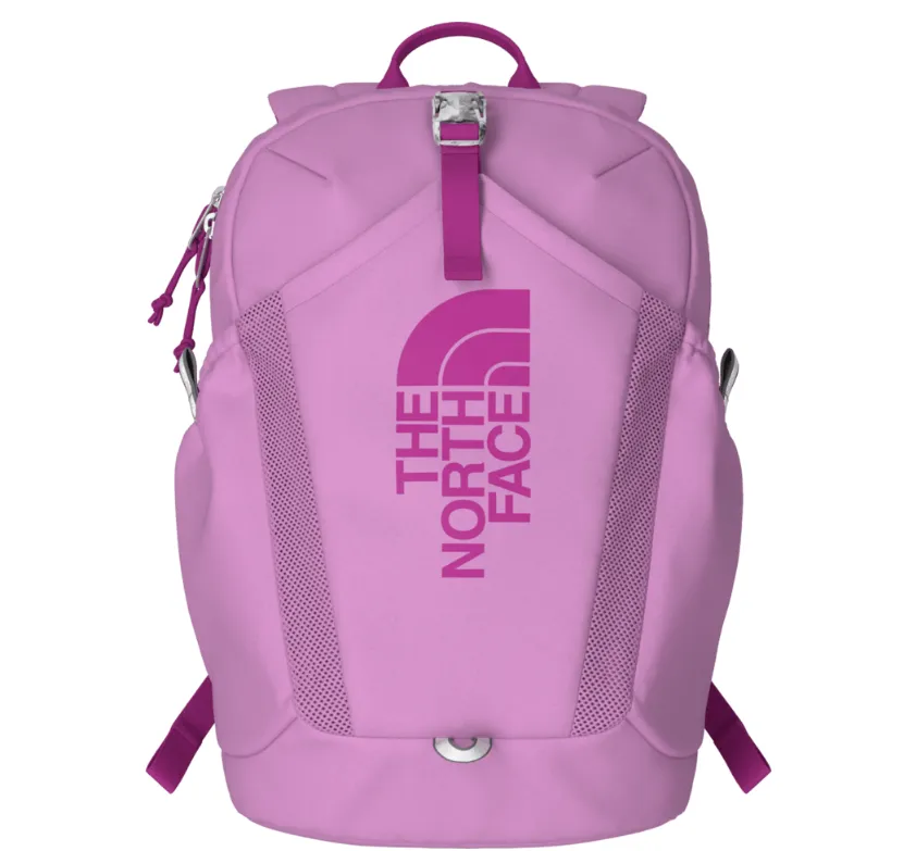 The North Face Youth Mini Recon Backpack (Dragonfruit/Deep Mulberry)