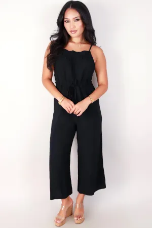 TIE WAIST JUMPSUIT