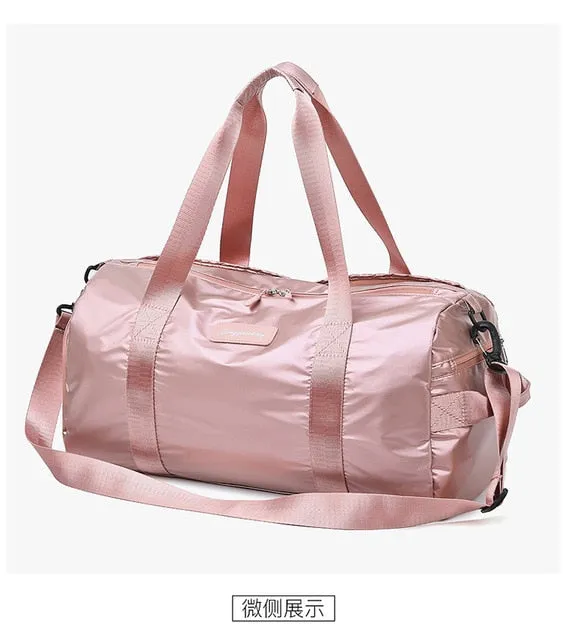 Travel Shoes cheap Compartment Don't miss it bags with Swim men for Pink fitness sports Bag Gym Duffels Wholesale pricing Sports oxford waterproof Women