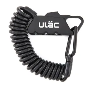 ULAC Lock Piccadilly Carabiner   Cable Combo 4mm x 120cm Silver