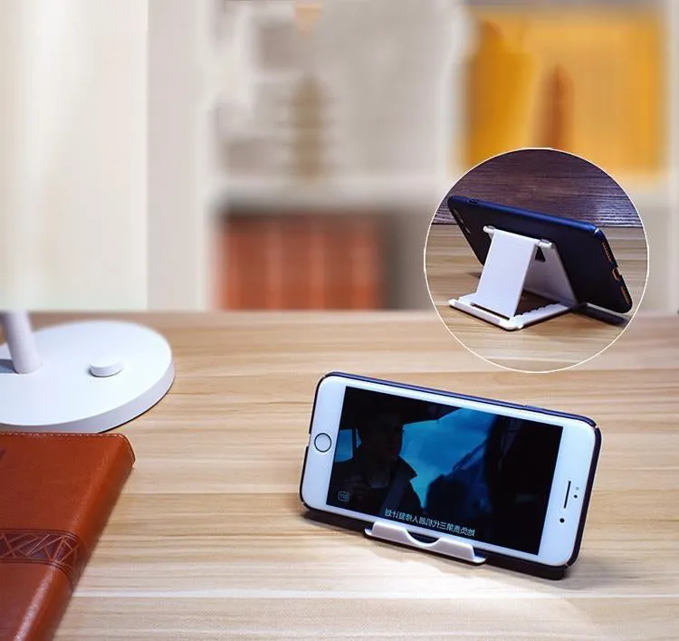 Universal Cell Phone Stand Holder for iPhone XS Max 8 Samsung S8 Xiaomi iPad Tablet Mount  blue