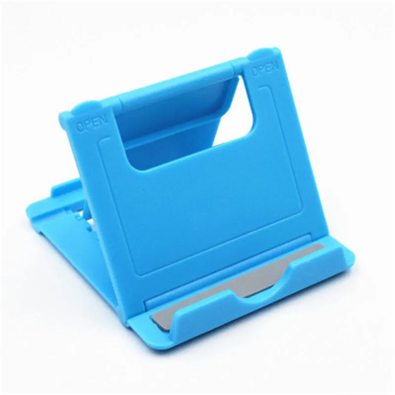 Universal Cell Phone Stand Holder for iPhone XS Max 8 Samsung S8 Xiaomi iPad Tablet Mount  blue