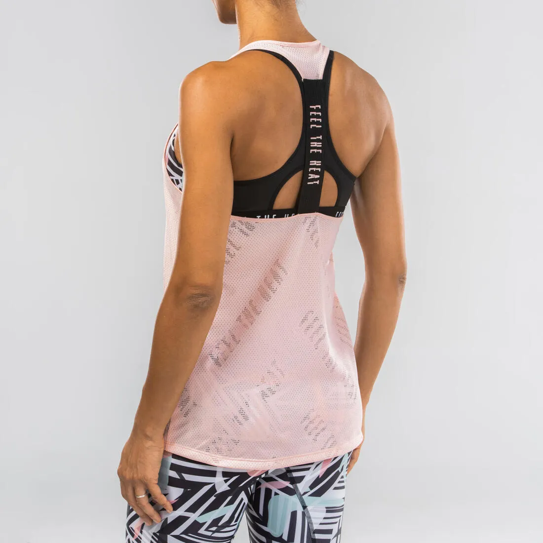 Women's Openwork Fitness Dance Tank Top