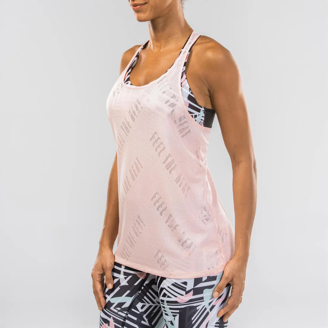 Women's Openwork Fitness Dance Tank Top