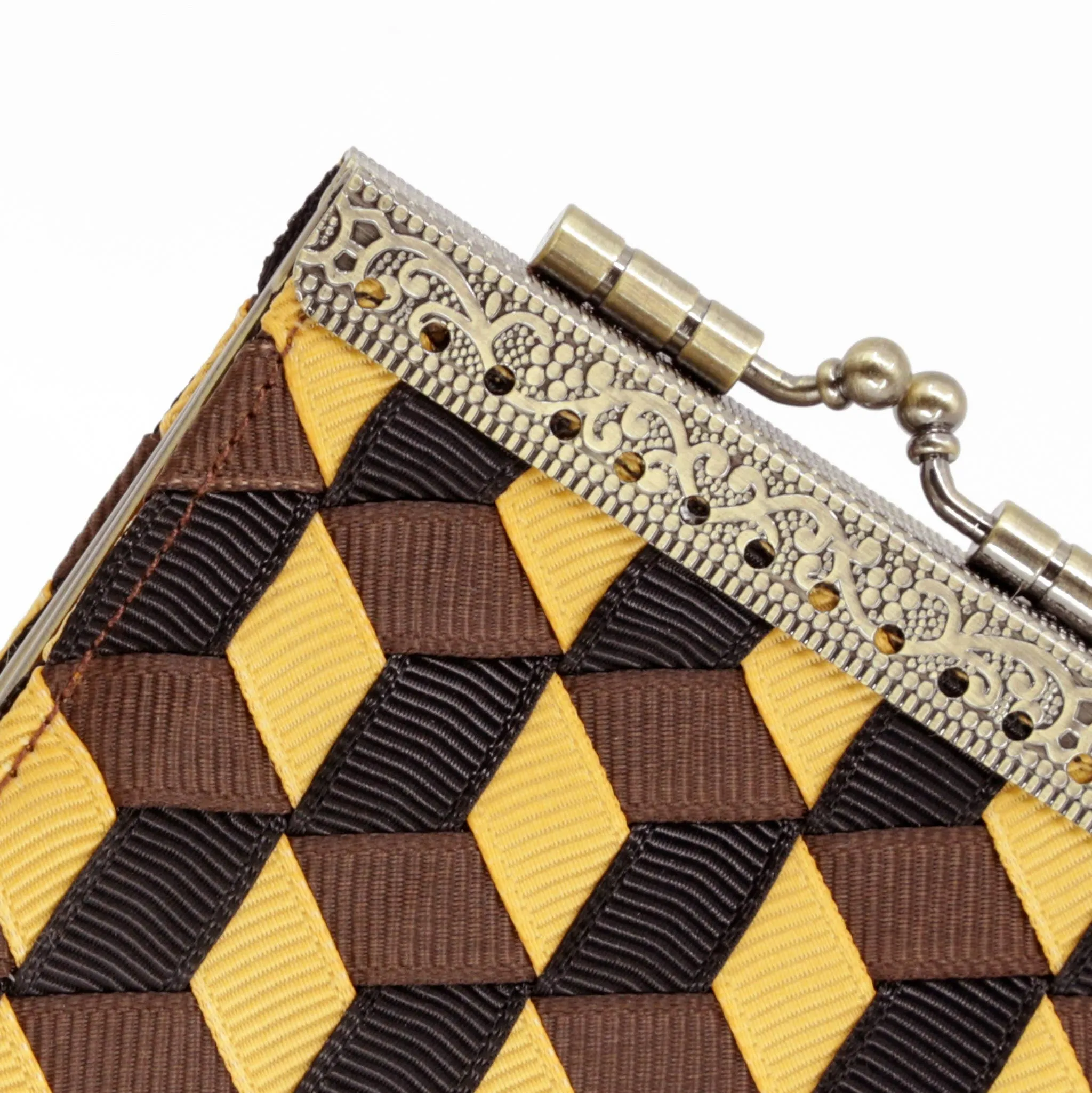 Woven Ribbon Card Holder, Women's Credit Card Wallet