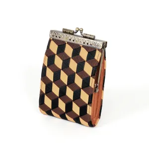 Woven Ribbon Card Holder, Women's Credit Card Wallet