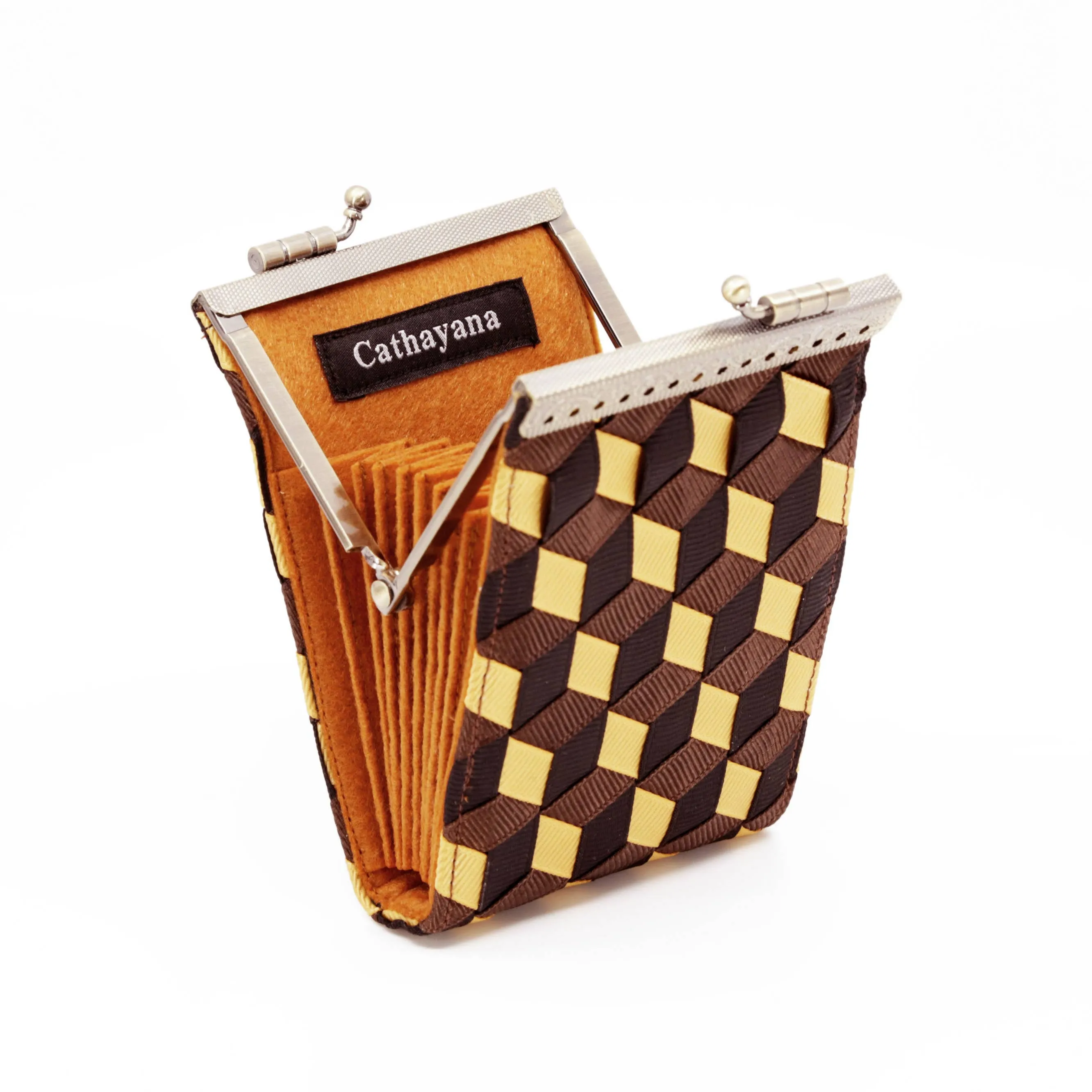 Woven Ribbon Card Holder, Women's Credit Card Wallet