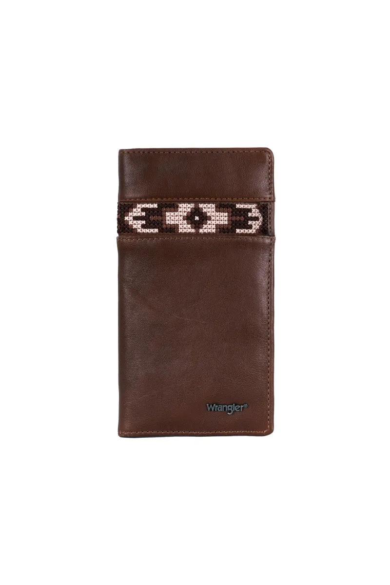 Wrangler Trent Rodeo Wallet - Dark Tan